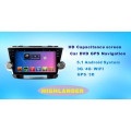 Sistema Android Reproductor de DVD GPS para Highlander Pantalla táctil de 9 pulgadas con Bluetooth / MP4